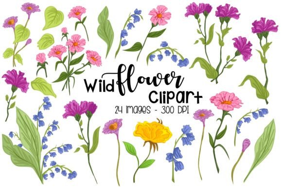 A Practical Guide to Using Wild Flower Clipart - Floral Clip Art