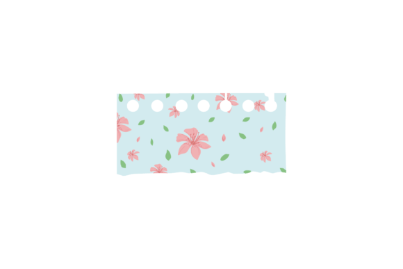 Blue Floral Scrapbook Design: Your Versatile Digital Design Toolkit