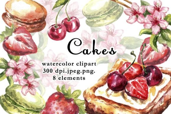 Cake Floral Watercolor Clipart: Elevating Your Creative Projects