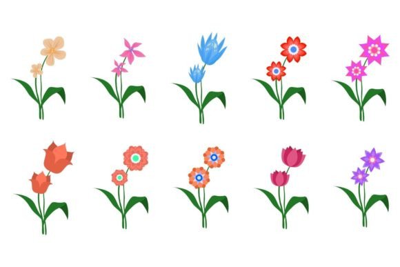 Floral Leaf Flower: A Versatile Digital Design Asset
