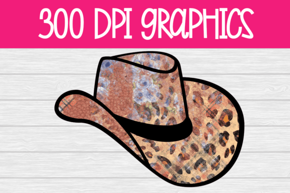 The Cheetah Floral Cowboy Hat Clipart PNG: A Designer's Digital Asset