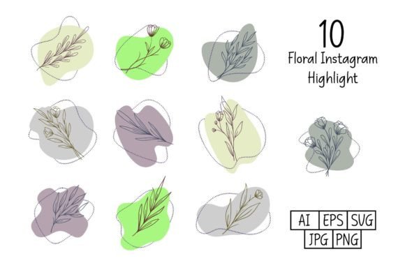 The Versatility of a Floral Instagram Highlight Design